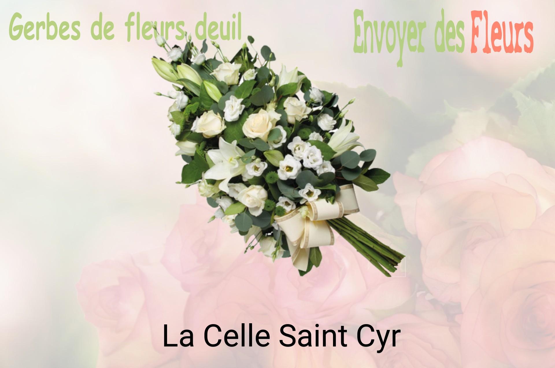 Gerbe de fleurs de deuil livrée à La Celle-Saint-Cyr